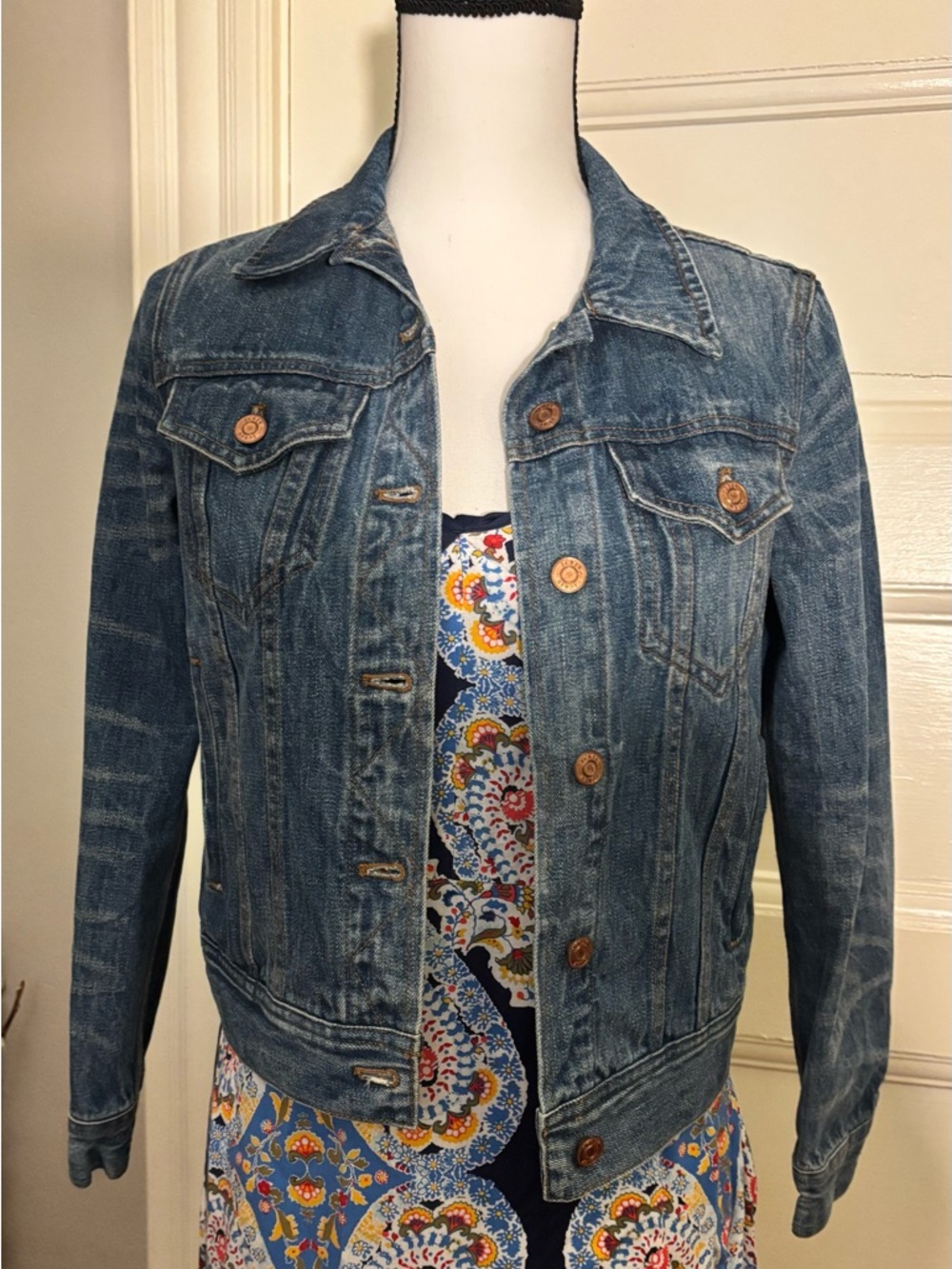 J. Crew Blue Denim Jean Jacket Size- XS
